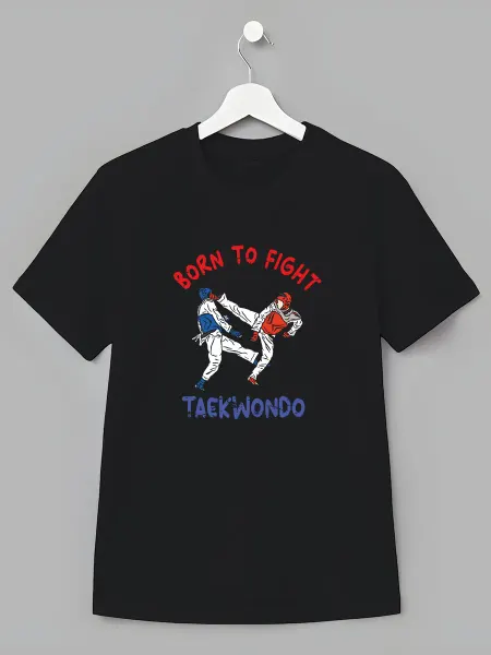 Favorit Club Детская футболка Тхэквондо Born To Fight Спорт Борьба
