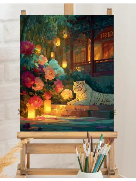 Art on Canvas Садовые грёзы Картины по номерам 40*50 см