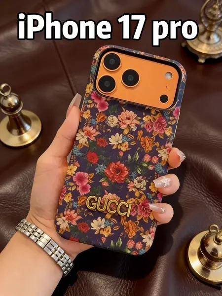 GUCCI Чехол на iphone 17pro,фуксия