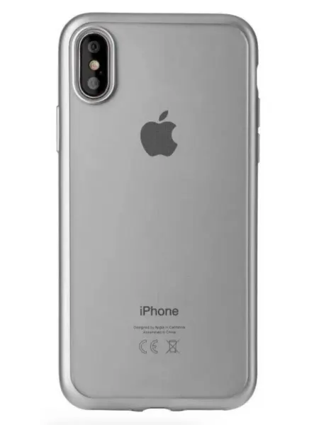 Чехол для iPhone Х силикон CS24BL01-I10 Frame Tone Case