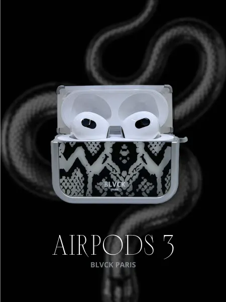 IPAK Чехол для беспроводных наушников AirPods 3 змея