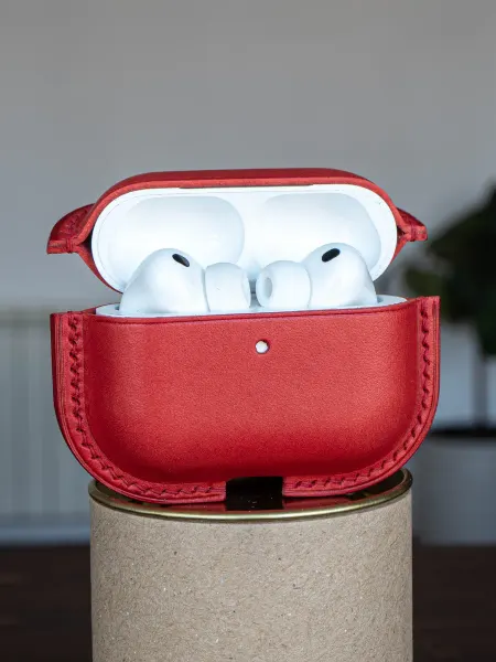 Чехол для AirPods Pro 3 из натуральной кожи