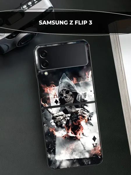 Samsung Чехол на Galaxy Z Flip 3 скелет