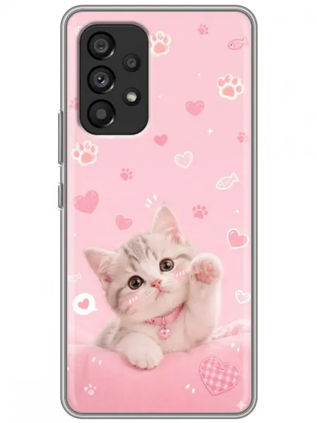 360skin Чехол на Samsung Galaxy A53 5G Котенок для девочки