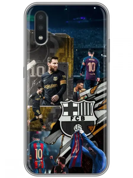 360skin Чехол на Samsung Galaxy M01, A01 Messi Barcelona Месси