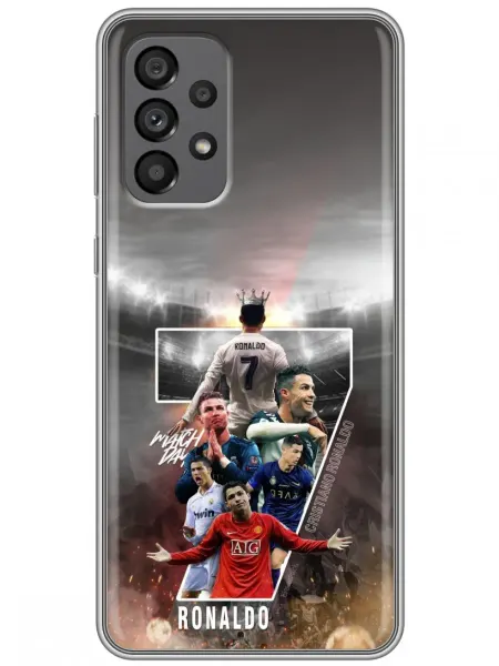 360skin Чехол на Samsung Galaxy A73 Криштиано Роналдо Ronaldo