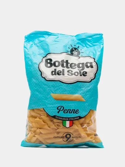 Макаронные изделия Bottega del Sole, перья, 400 гр