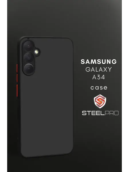 SteelPro Чехол на Samsung A34 5G с защитой камеры