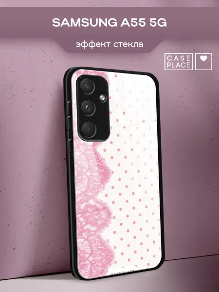 Case Place Чехол на Samsung A55 5G кружевной