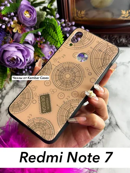 Kambar cases Глянцевый блестящий чехол на Redmi Note 7