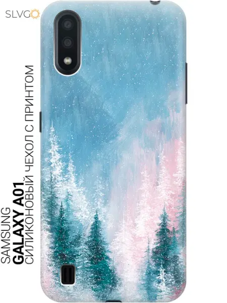 Samsung Чехол на Galaxy A01 зимний