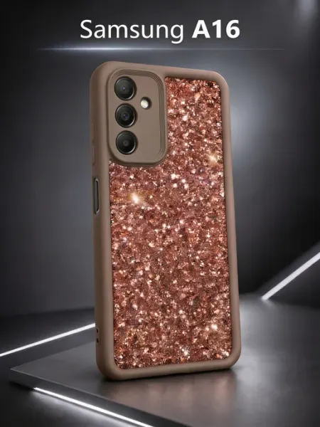 ЧЕХОЛБЕРИ Чехол на Samsung Galaxy A16 защитный с блёстками