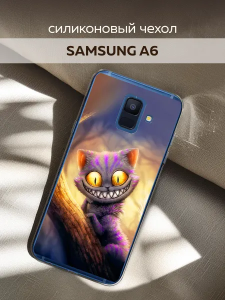 Samsung Чехол на Galaxy A6 кот