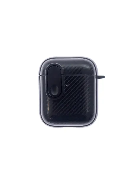 NL Чехол для наушников Airpods Carbon fiber черный