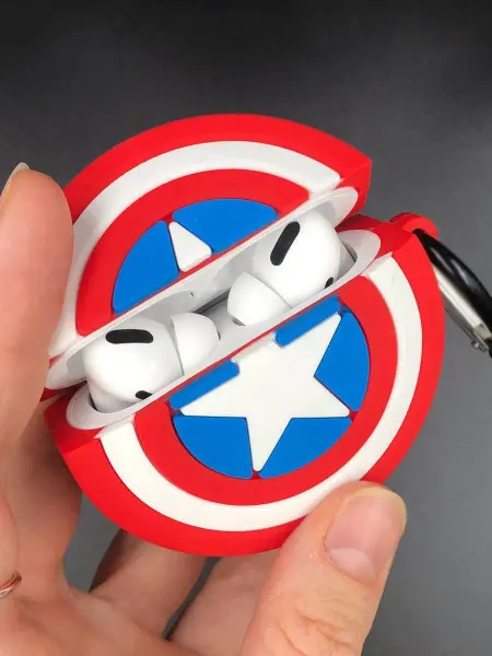 MOD-RUSSIA Чехол для AirPods Pro "Щит капетана Америка"
