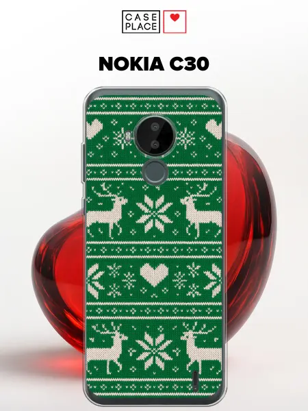 Case Place Чехол на Nokia C30 зимний