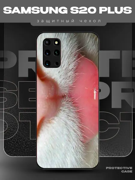 MeowCase Чехол на Samsung S20 Plus с принтом Y2K с котиком