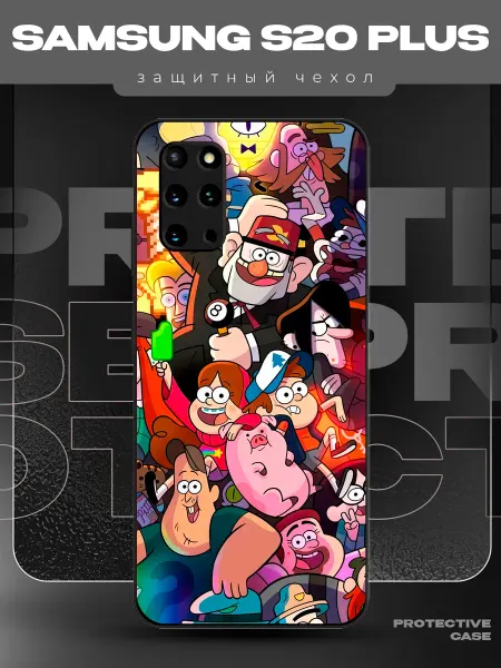 MeowCase Чехол на Samsung S20 Plus с принтом гравити фолз