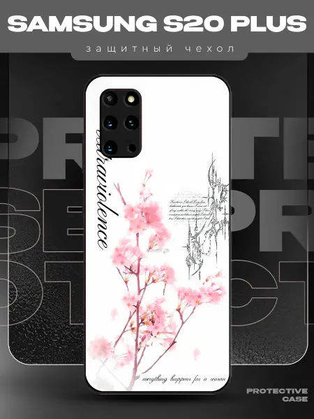 MeowCase Чехол на Samsung S20 Plus с принтом у2к сакура