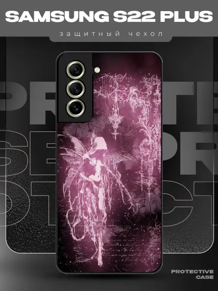 MeowCase Чехол на Samsung S22 Plus с принтом y2k ангел