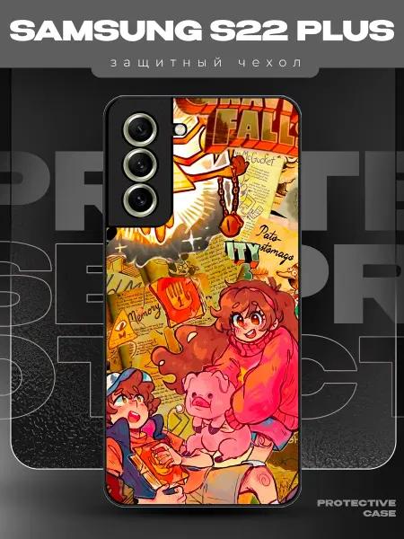 MeowCase Чехол на Samsung S22 Plus с принтом гравити фолз