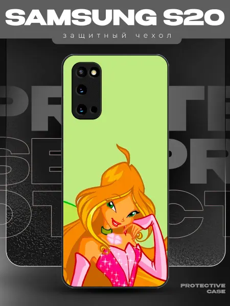 MeowCase Чехол на Samsung S20 с принтом винкс флора