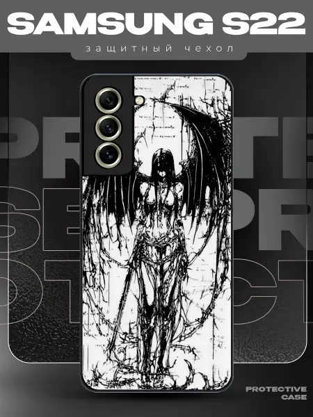 MeowCase Чехол на Samsung S22 с принтом y2k демон