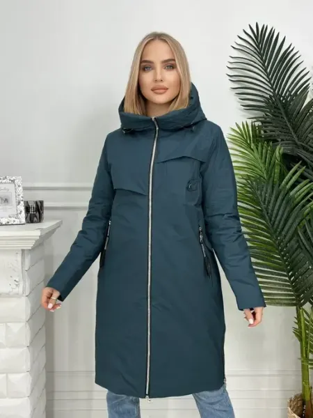H&L fashion boutique Куртка женская осенняя теплая удлиненная