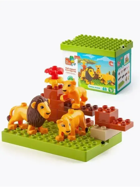 MR BLOCK Конструктор семья Львов
