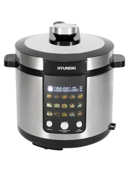 HYUNDAI Мультиварка-скороварка HYMC-2402 6л 1200Вт серебристый