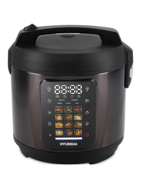 HYUNDAI Мультиварка HYMC-2404 5л 900Вт темно-коричневый черный