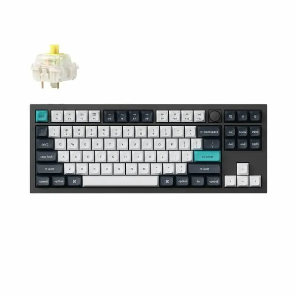 Механическая клавиатура Keychron Q3 Max, английская, RGB, Gateron, Carbon Black
