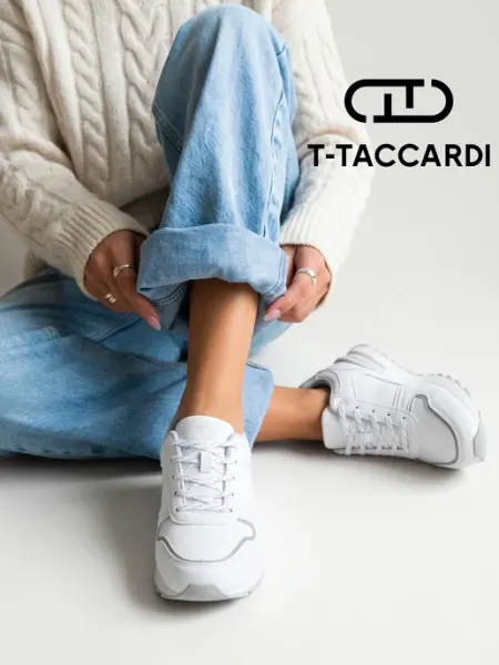 T.TACCARDI Кроссовки женские летние белые повседневные легкие