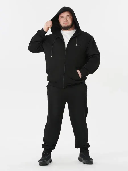 Bb.brand Спортивный однотонный мужской костюм на молнии
