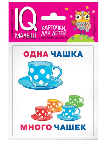АЙРИС-пресс Умный малыш. Один-много. Набор карточек для детей. IQ малыш