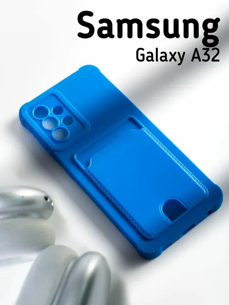 Чехол О'Кейси, для Samsung Galaxy A32, с карманом, силиконовый