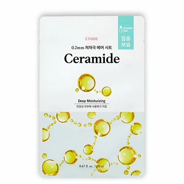 Etude Тканевая маска для лица с керамидами / 0.2 Therapy Air Mask Ceramide, 20 мл