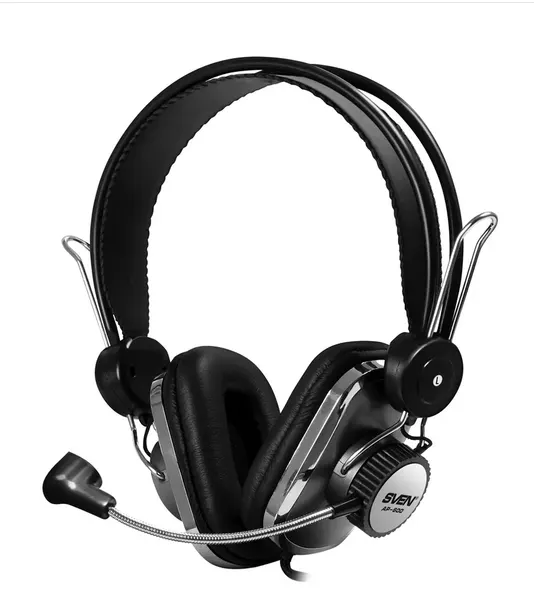 Гарнитура Sven AP-600, для компьютера, накладные, проводные, черный