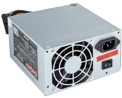 Блок питания ATX 500Вт ExeGate CP500 вентилятор 8см 24pin, CPU 4+4pin, PCI-E 6+2pin, 3 SATA, 2 Molex - серебристый