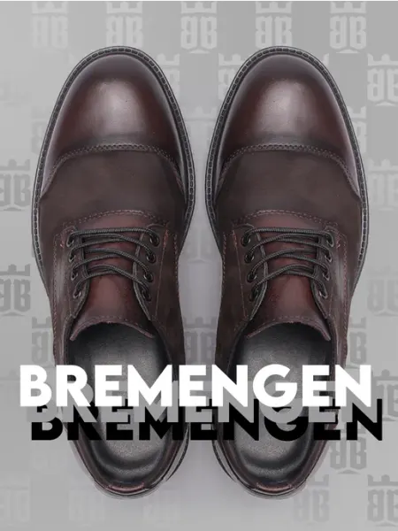 BREMENGEN Туфли кожаные натуральные увеличенной полноты