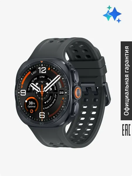 Умные часы Samsung Galaxy Watch Ultra 2 LTE (РСТ), SM-L715FZKACAU, черный титан