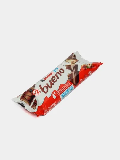 Вафли Kinder Bueno в молочном шоколаде, 43 г - Шоколад