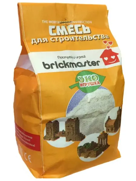 Brickmaster Смесь для строительства конструктора из настоящих кирпичиков