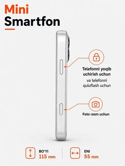 Мини-смартфон 17 Pro Max 2+16 ГБ - Смартфоны