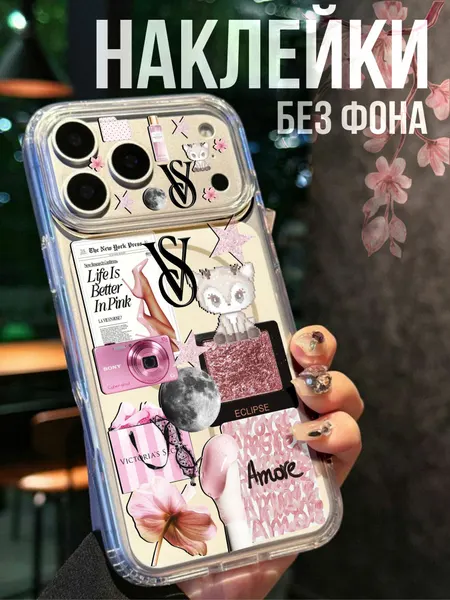 Мини Наклейки на телефон на чехол 3d Victoria's secret 3Д