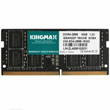 Оперативная память Kingmax KM SD4 2666 16GS 4 (KM-SD4-2666-16GS) SO-DIMM DDR4 16 ГБ - 1 шт, 2666 МГц