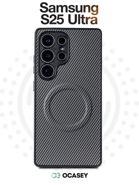 Чехол О'Кейси "Ангел", для Samsung Galaxy S25 Ultra, стильный, серый