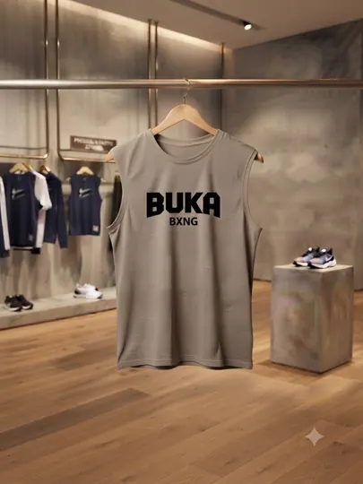 Мужская майка BUKA BXNG — спортивная и повседневная одежда из хлопка - Мужские майки