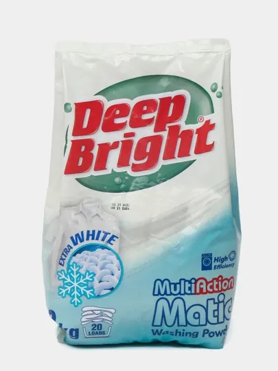 Стиральный порошок Deep Bright, для белого, 3 кг
