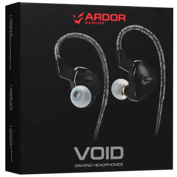 Проводные наушники ARDOR GAMING Void черный 2025, IPX6